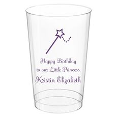 Magical Wand Clear Plastic Cups
