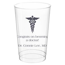 Medical Symbol Clear Plastic Cups