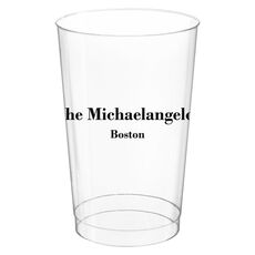Michaelangelo Clear Plastic Cups