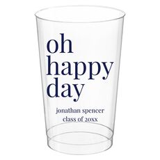 Oh Happy Day Clear Plastic Cups