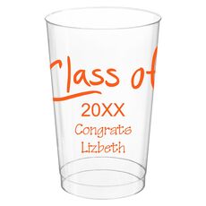 Pick Any Year of Fun Class of Clear Plastic Cups