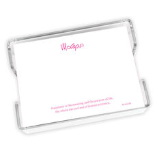 300 Ideas Memo in Anthony Lettering with Acrylic Holder