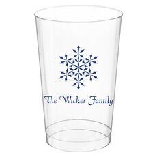 Simply Snowflake Clear Plastic Cups