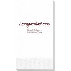 Studio Congratulations Guest Towels