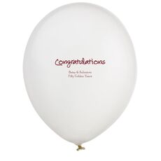 Studio Congratulations Latex Balloons