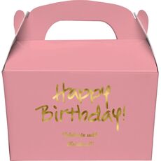Studio Happy Birthday Gable Favor Boxes