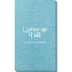 Studio Listen Up Y'All Bamboo Luxe Guest Towels