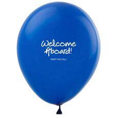 Studio Welcome Aboard Latex Balloons