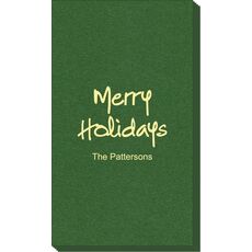 Studio Merry Holidays Linen Like Guest Towels
