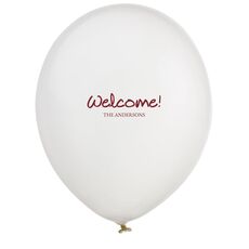 Studio Welcome Latex Balloons