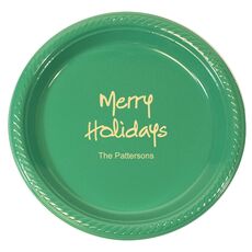 Studio Merry Holidays Plastic Plates
