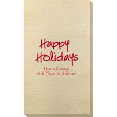 Studio Happy Holidays Bamboo Luxe Guest Towels