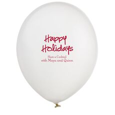 Studio Happy Holidays Latex Balloons