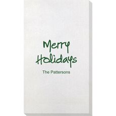 Studio Merry Holidays Bamboo Luxe Guest Towels