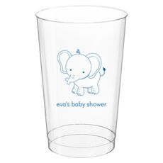 Sweet Elephant Clear Plastic Cups
