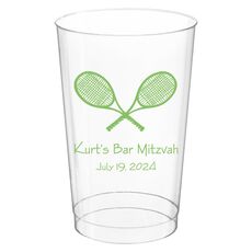 Tennis Clear Plastic Cups