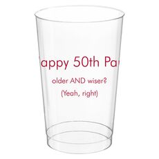 Your Message Clear Plastic Cups
