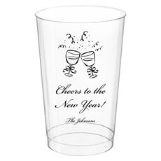 Toasting Wine Glasses Clear Plastic Cups