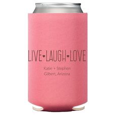 Live Laugh Love Collapsible Koozies