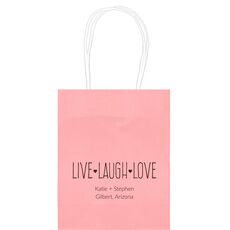 Live Laugh Love Mini Twisted Handled Bags