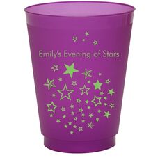 Star Party Colored Shatterproof Cups