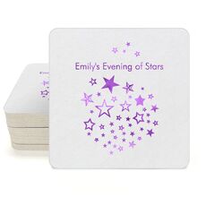 Star Party Square Coasters