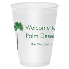 Palm Tree Silhouette Shatterproof Cups