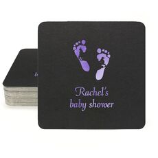 Baby Twinkle Toes Square Coasters