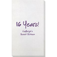 Studio Milestone Year Bamboo Luxe Guest Towels
