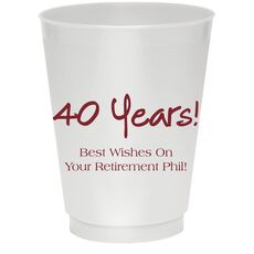 Studio Milestone Year Colored Shatterproof Cups