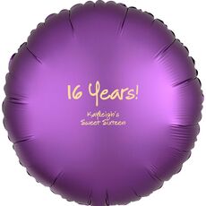 Studio Milestone Year Mylar Balloons