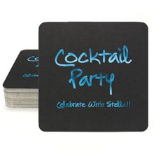 Studio Cocktail Party Square Coasters