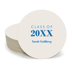 Class Of Printed Round Coasters