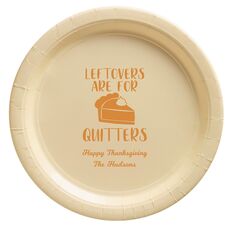 Thanksgiving Leftovers Paper Plates