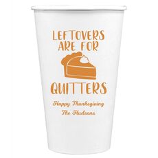 Thanksgiving Leftovers Paper Coffee Cups