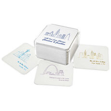 Design Your Own Skyline Square Coasters