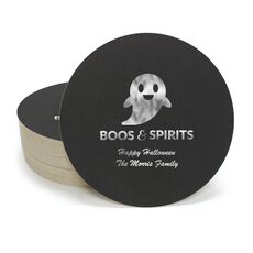 Boos & Spirits Round Coasters