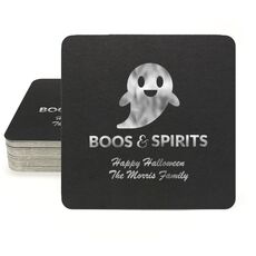 Boos & Spirits Square Coasters