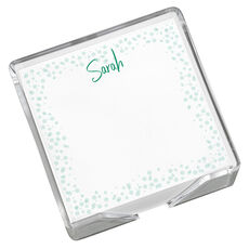 Effervescence Memo Square with Acrylic Holder
