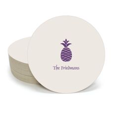 Hawaiian Pineapple Round Coasters