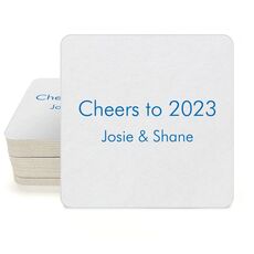 Your Choice of Text Square Coasters
