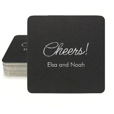 Sweet Cheers Square Coasters