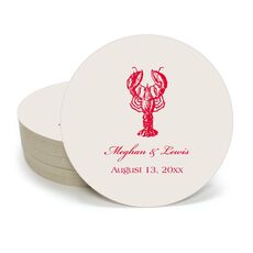 Lobster Round Coasters