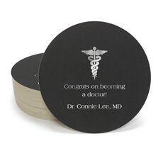 Medical Symbol Round Coasters