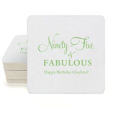 Ninety-Five & Fabulous Square Coasters