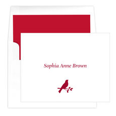 Bird Motif Folded Note Cards