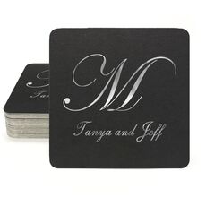 Presidential Initial Square Coasters