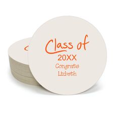Pick Any Year of Fun Class of Round Coasters
