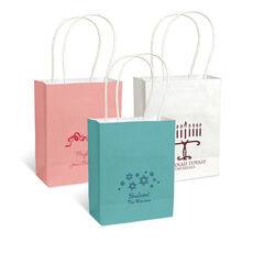 Design Your Own Jewish Celebration Mini Twisted Handled Bags