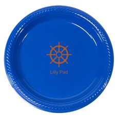Nautical Wheel Plastic Plates